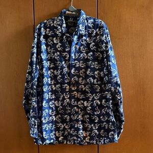 Batik Samar men’s over shirt Size men’s xtra large Cotton Kokopelli